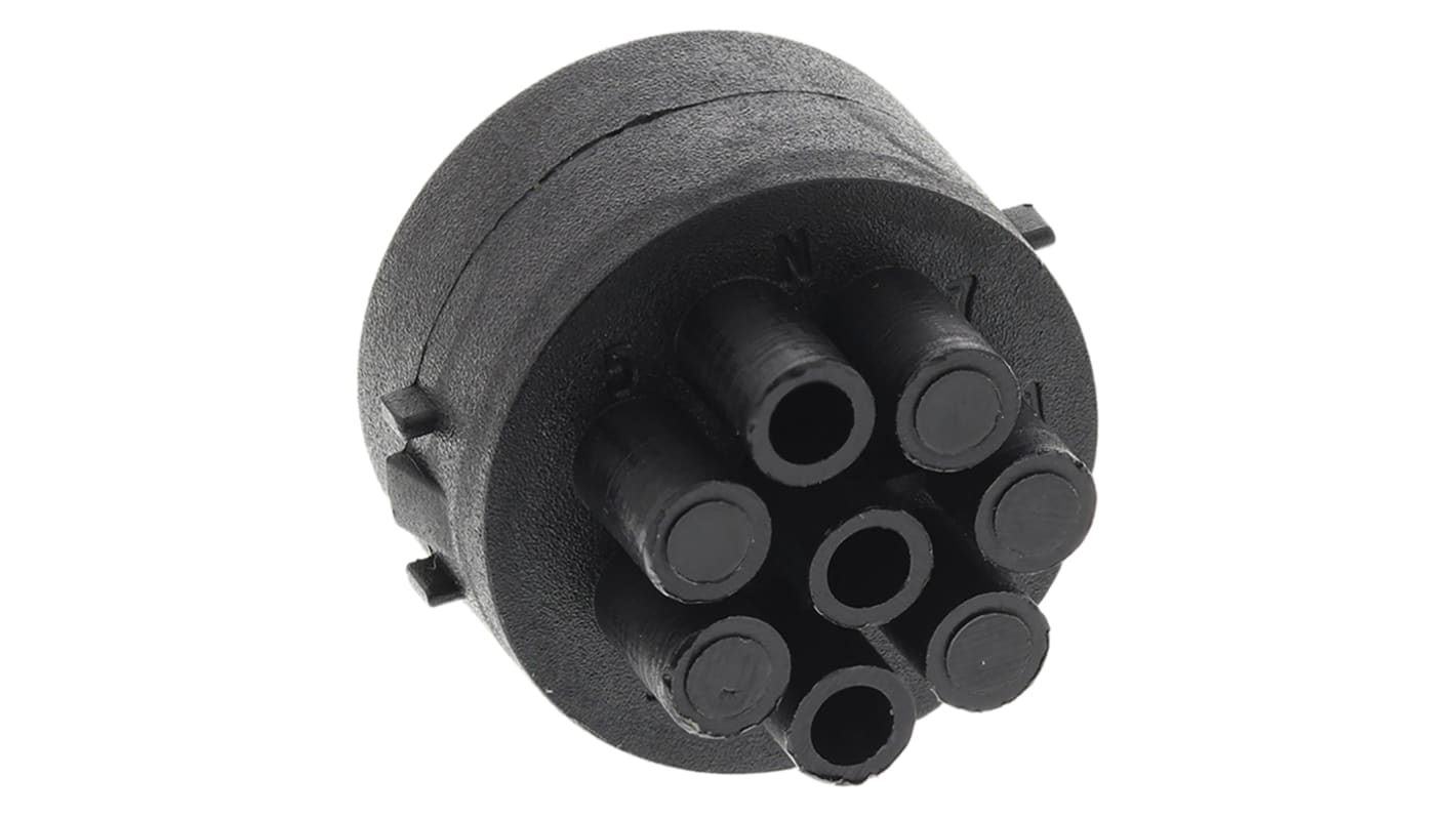Bulgin Male Connector Insert 3 Way for use with Mini Buccaneer Connector