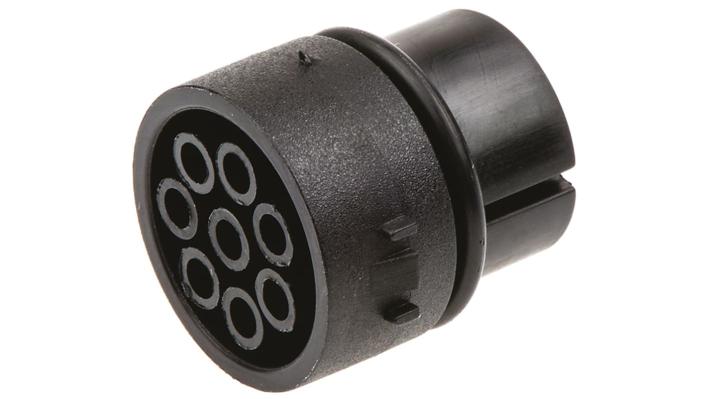 Bulgin Female Connector Insert 8 Way for use with Mini Buccaneer Connector