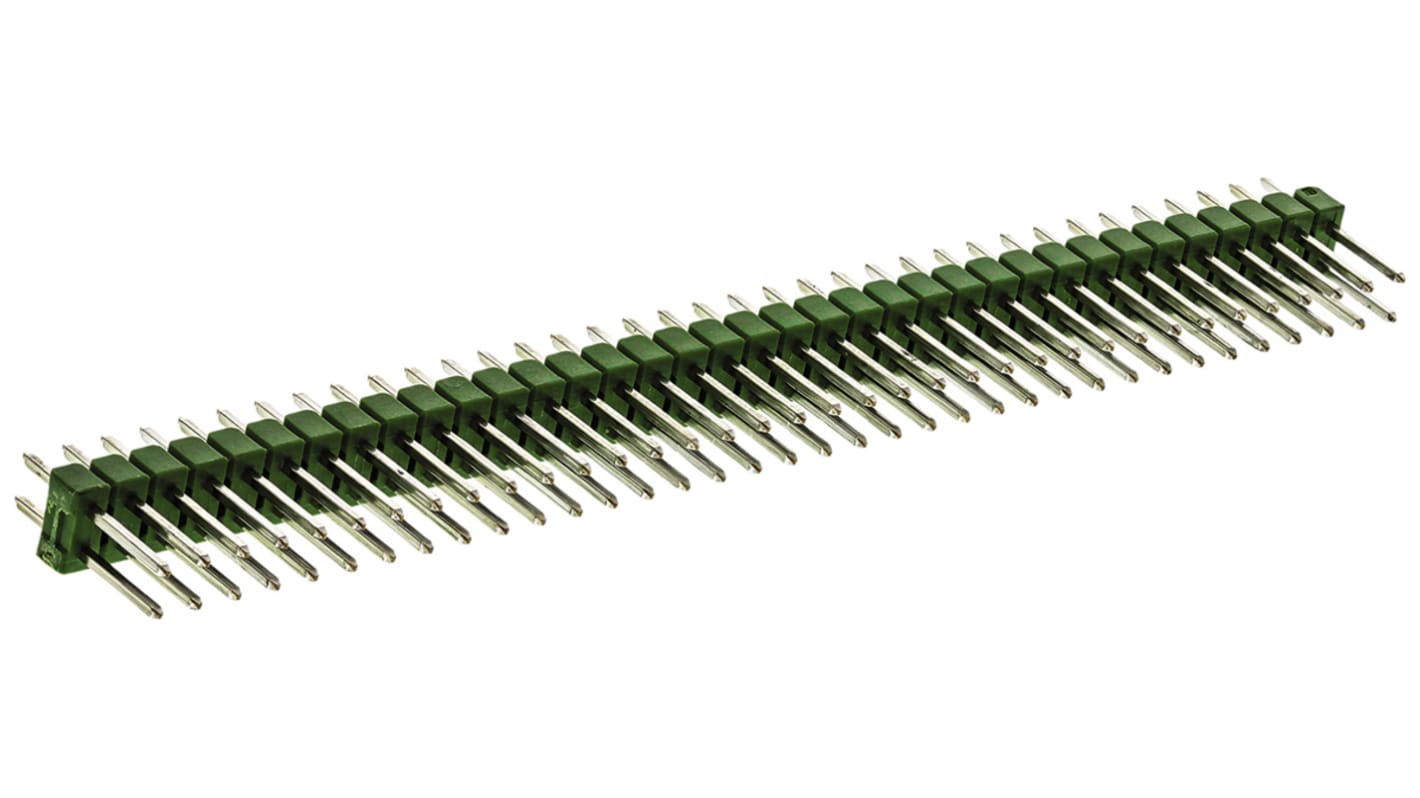 Złącze szpilkowe 72-pinowe raster: 2.54mm 2-rzędowe TE Connectivity Przewlekany 3.0A