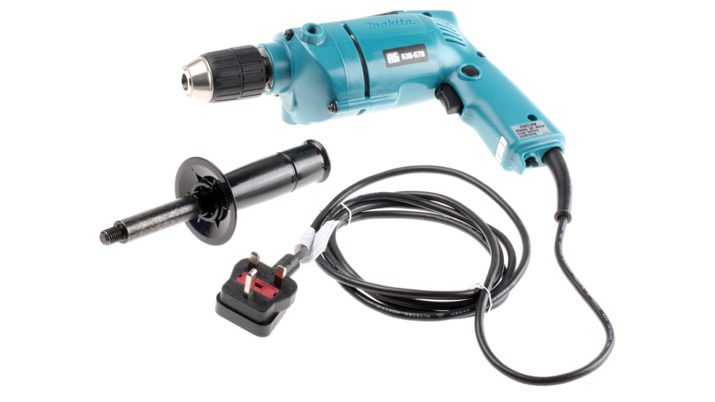 Makita 240V Corded Hammer Drill, Type G - British 3-Pin