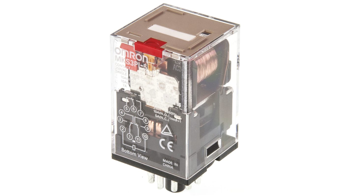 オムロン リレー, 24V ac, 3c接点, 10A, 基板実装