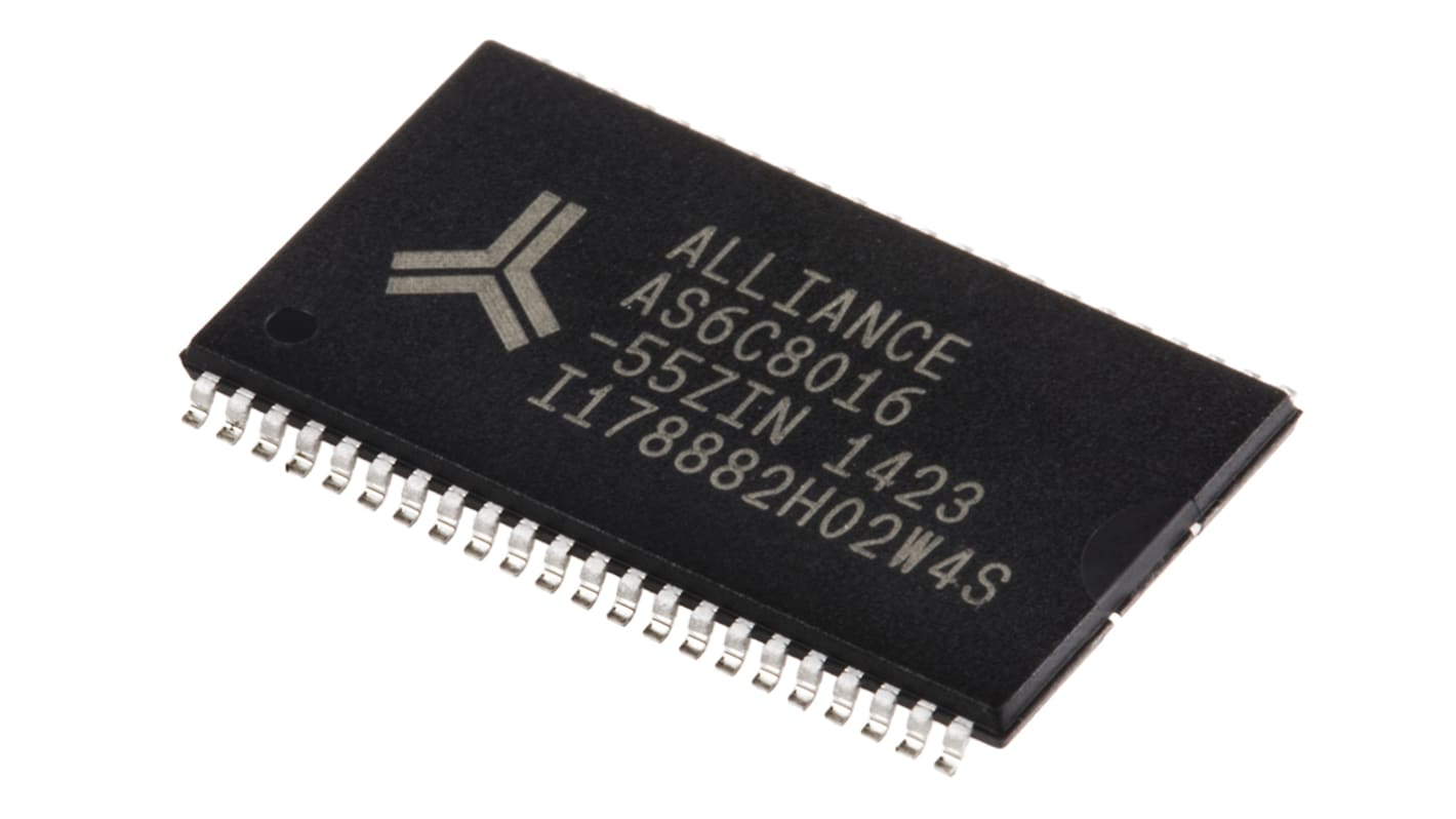 Alliance Memory SRAM, AS6C8016-55ZIN- 8Mbit