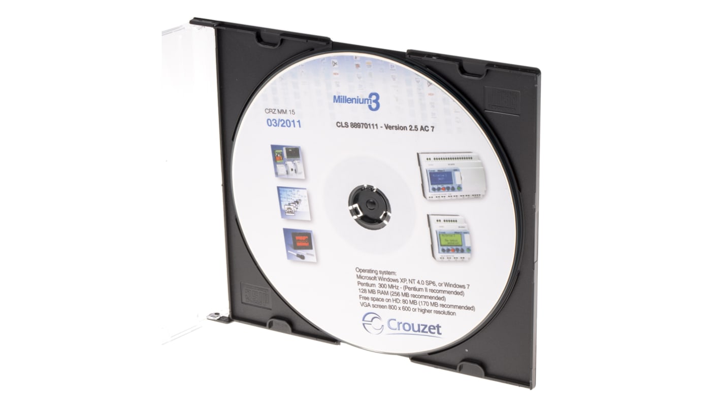 Crouzet PLC Programming Software for Use with Millenium III Series