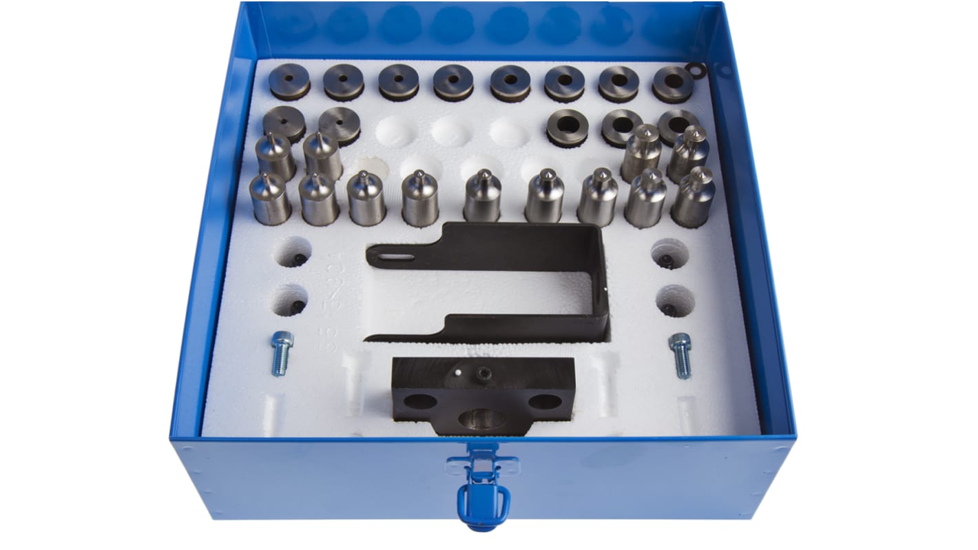 RS PRO 3 → 12mm Punch and Die Set With Various Contents
