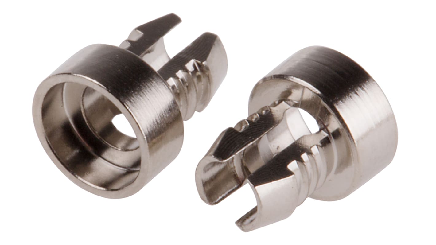 RS PRO Enclosure Accessory Metal Bush for Use with Euro-cards fitted with 2-part indirect edge connectors to DIN41612