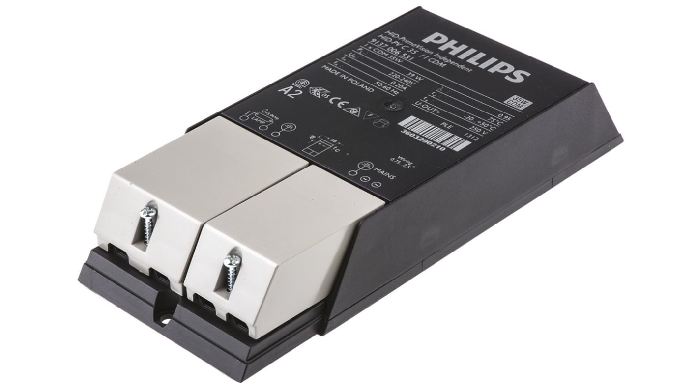 Philips Lighting 35 W Electronic Ceramic Metal Halide Lighting Ballast, 220 → 240 V