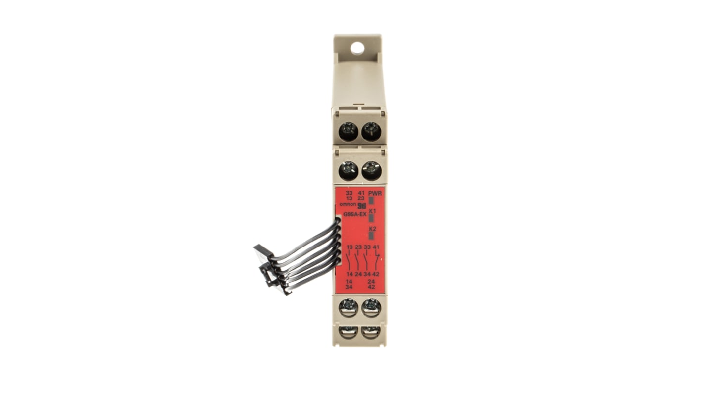 Omron G9SA Series Output Module, , 0 Inputs, 2 Outputs, 24 V dc, 3NO/1NC