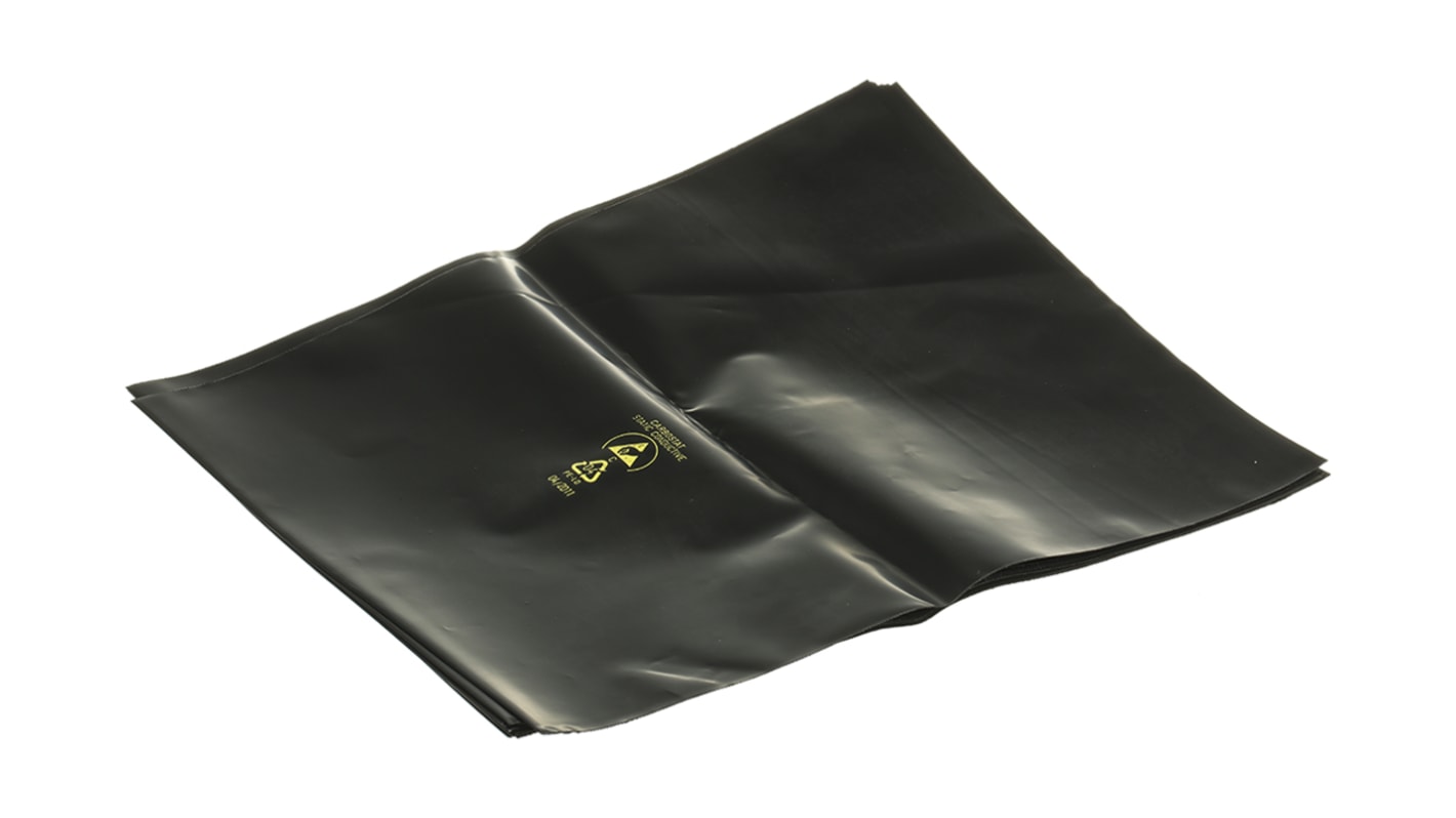 RS PRO Black Conductive Bag 305mm(W)x 252mm(L)