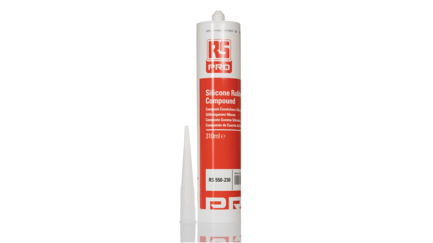 RS PRO Transparent Sealant Paste 310 ml Cartridge