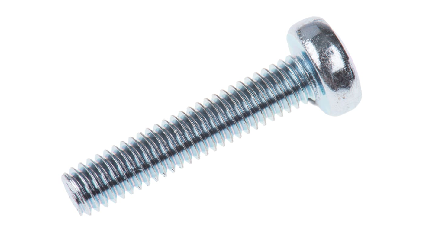 Śruby maszynowe M4 łeb z łbem walcowym soczewkowym Stalowe długość 20.0mm skok 0.70mm