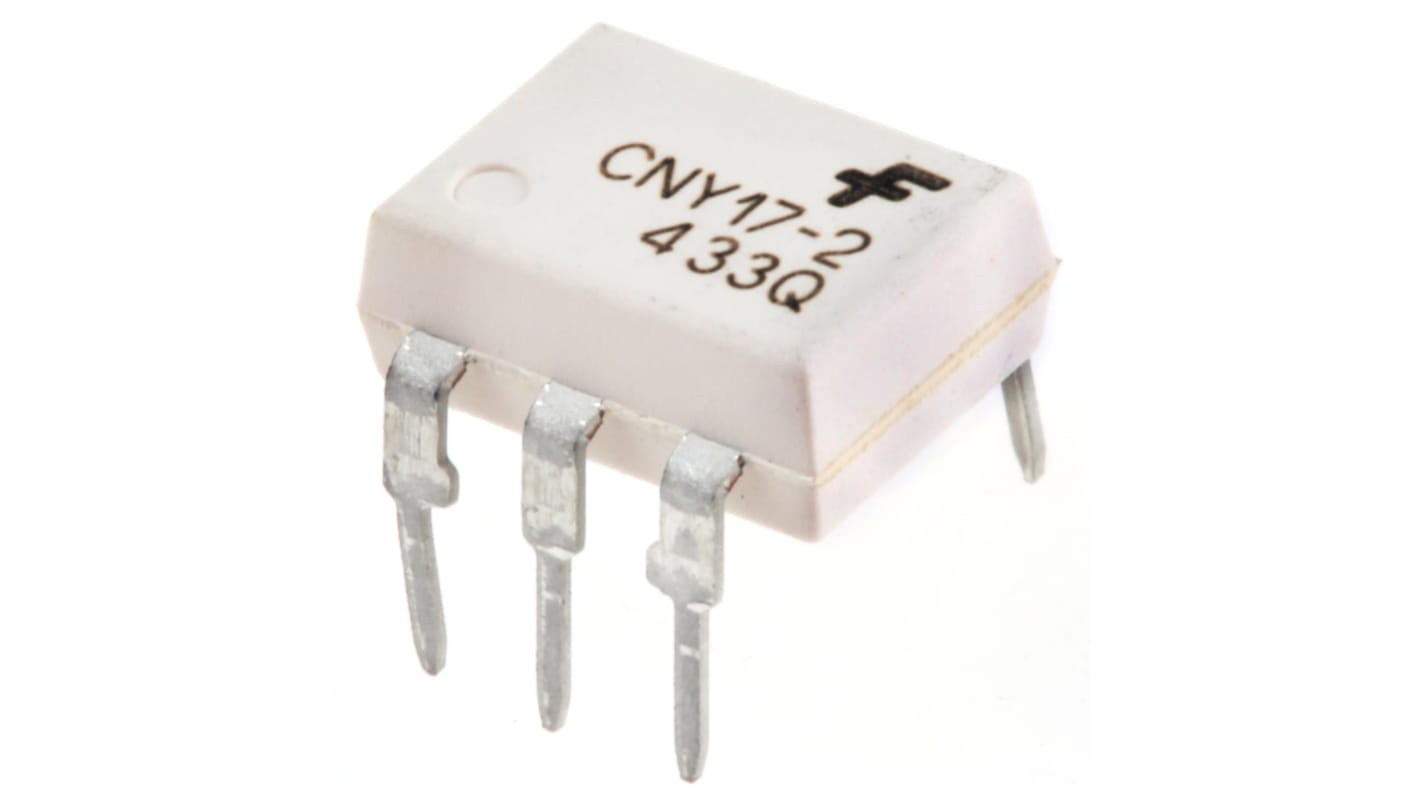 Fotoaccoppiatore onsemi, Montaggio con foro passante, uscita Transistor 63%, 6 Pin