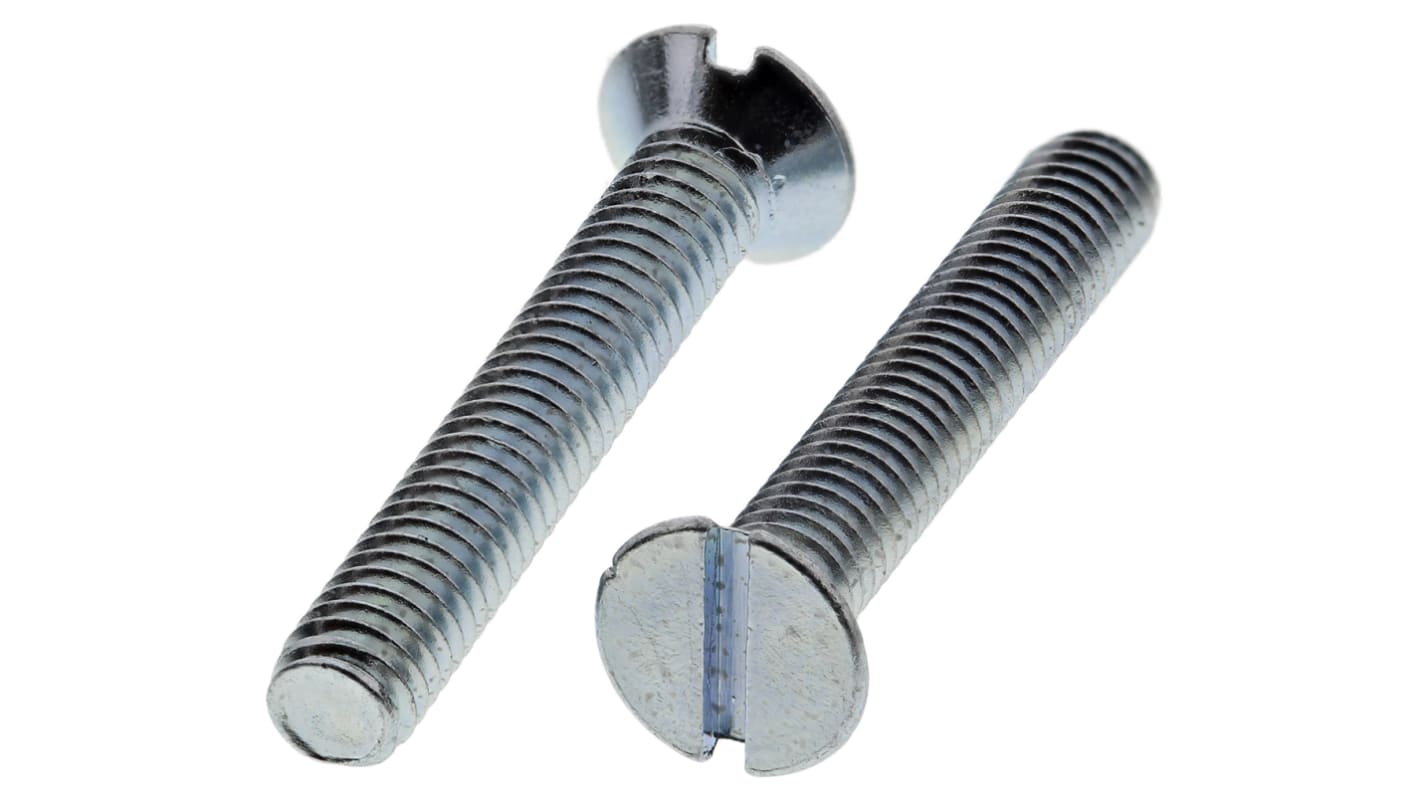 Vite metrica a testa Svasata RS PRO M4, in Acciaio, 25.0mm