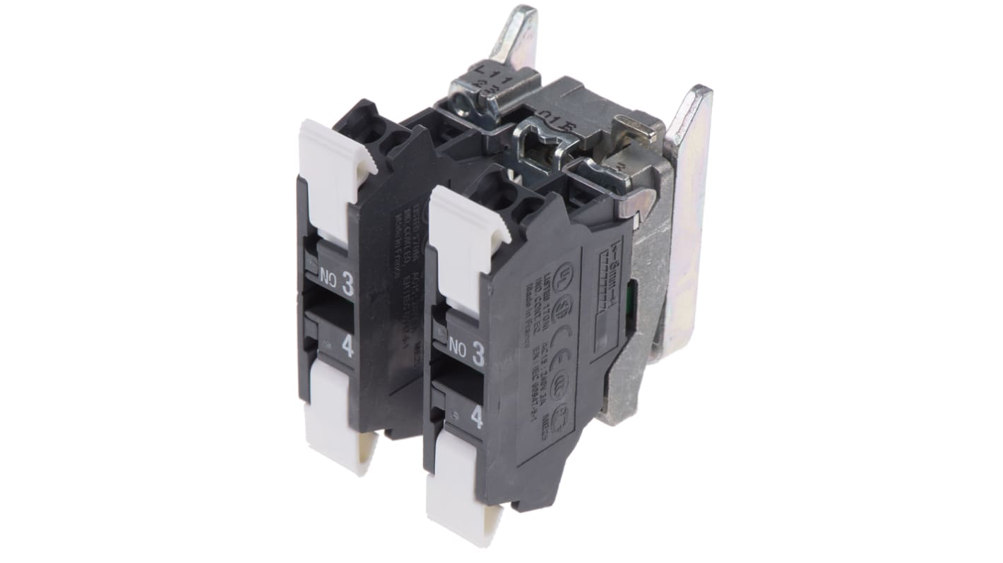 シュナイダーエレクトリック コンタクトブロック 2NO 600V ネジターミナル ZB4BZ1035