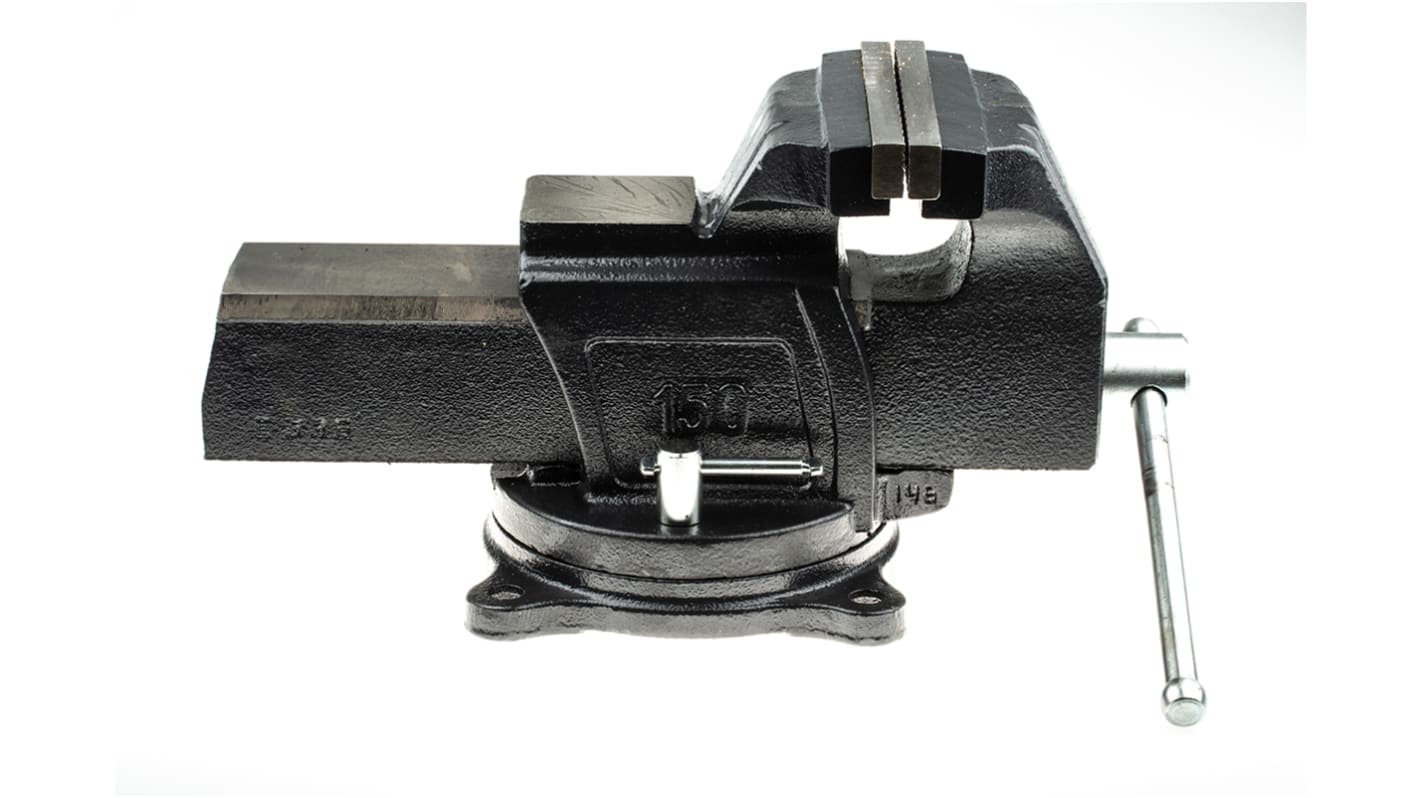 RS PRO Bench Vice 152mm x 100mm, 23.6kg