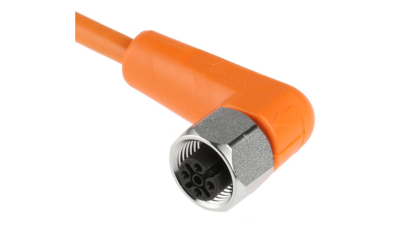 Cavo sensore/attuatore ifm electronic 4 cond. M12 Femmina / Senza terminazione, Ø 4.9mm, L. 10m