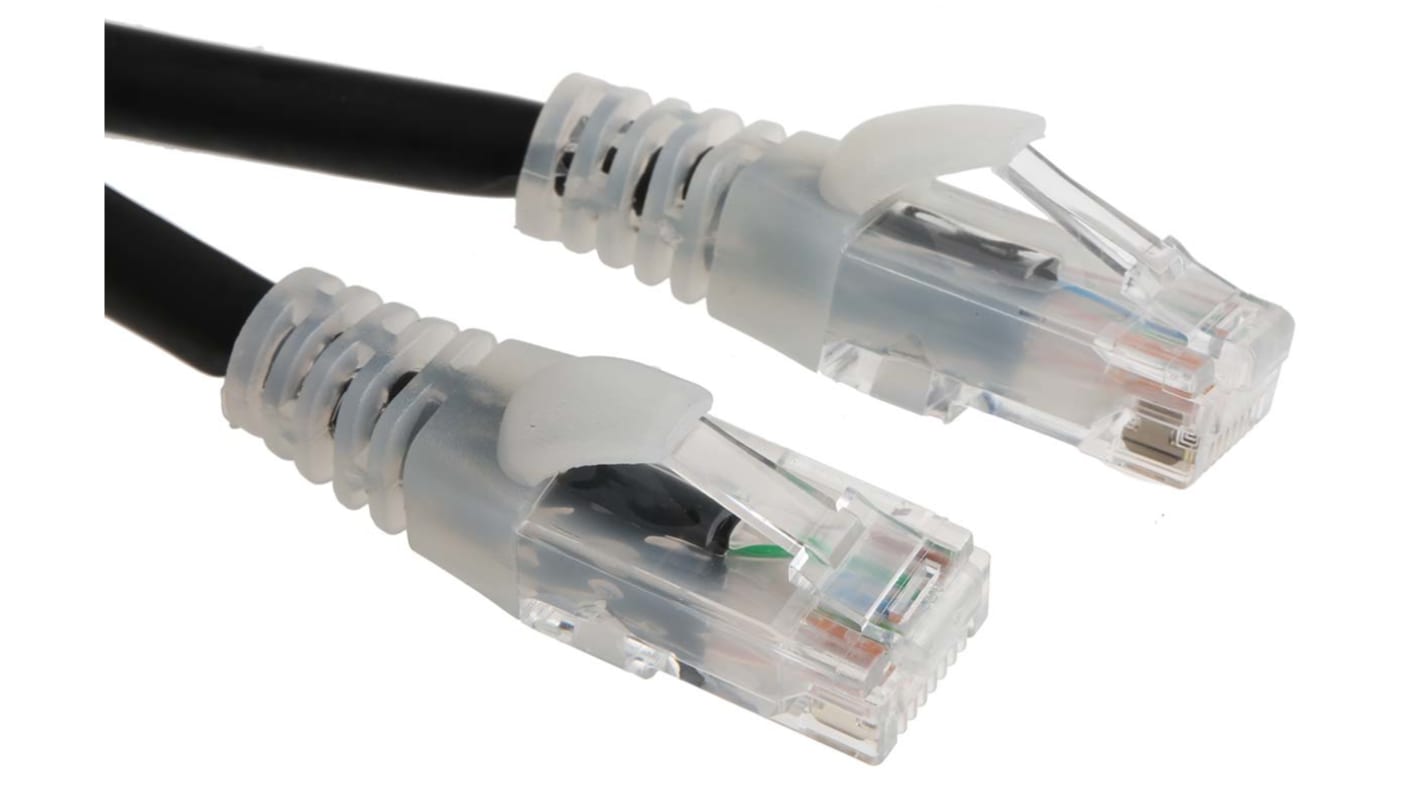 Kabel Ethernet Cat6 długość 3m Z zakończeniem RS PRO LSZH średnica 3.5mm