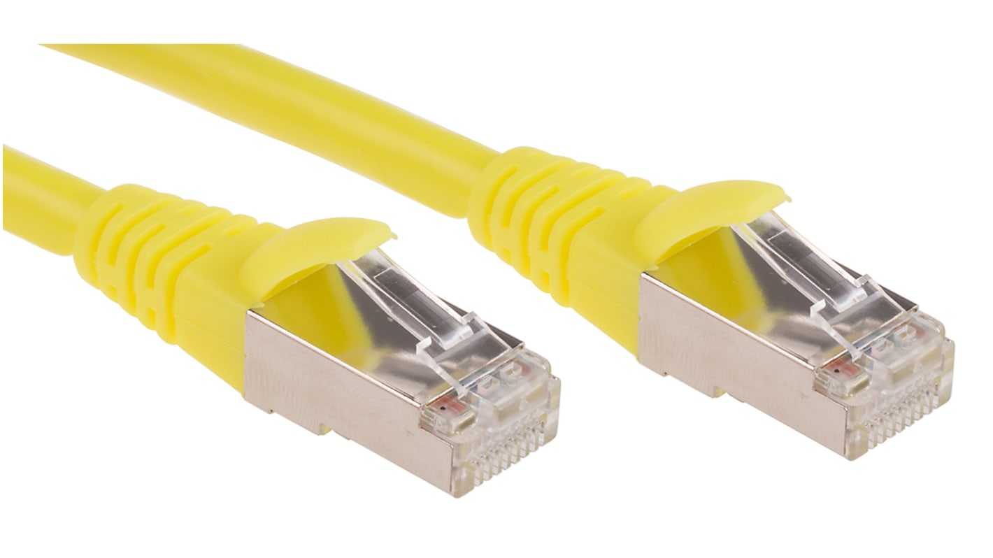 Kabel Ethernet Cat6 długość 3m Z zakończeniem RS PRO LSZH średnica 6mm