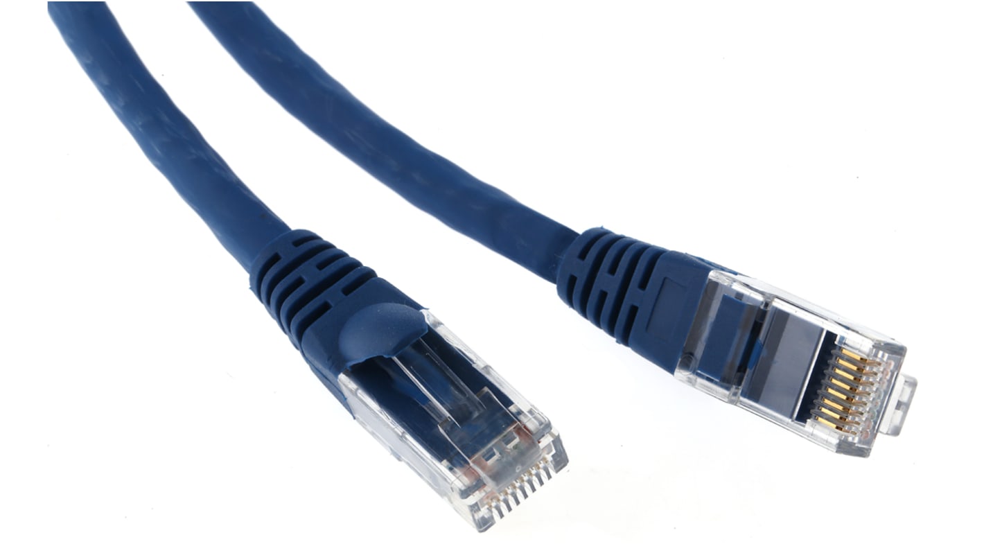 Kabel Ethernet Cat6 długość 5m Z zakończeniem RS PRO LSZH średnica 3.5mm