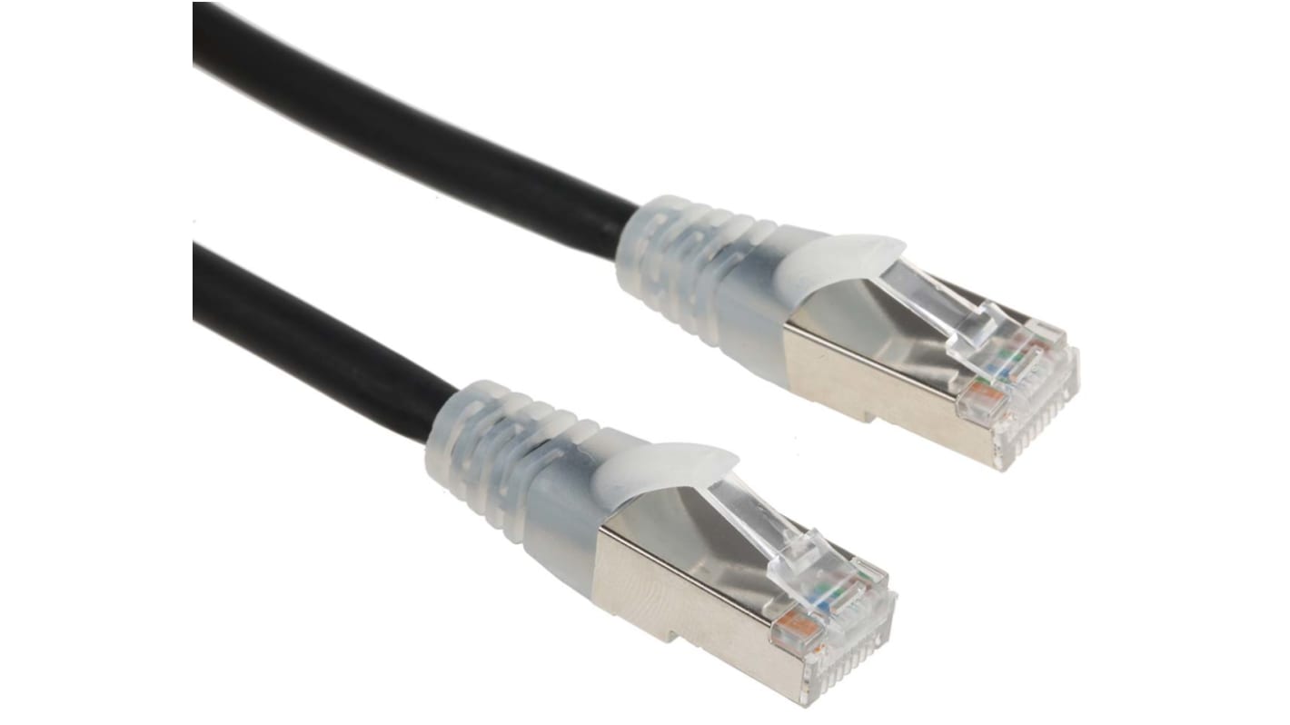 Kabel Ethernet Cat6 długość 1m Z zakończeniem RS PRO LSZH średnica 6mm
