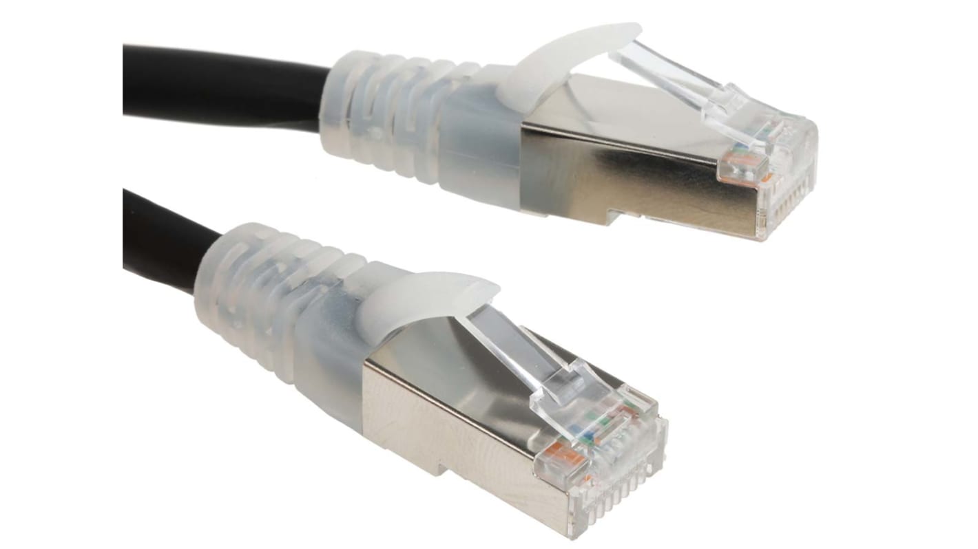 Kabel Ethernet Cat6 długość 2m Z zakończeniem RS PRO LSZH średnica 6mm