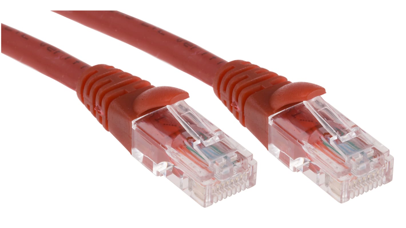 Kabel Ethernet Cat5e długość 1m Z zakończeniem RS PRO LSZH średnica 5.5mm