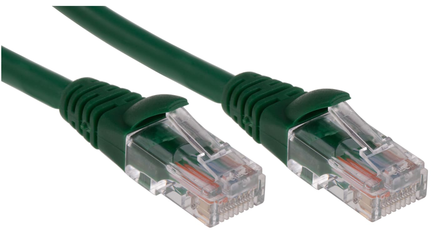 Kabel Ethernet Cat5e długość 1m Z zakończeniem RS PRO LSZH