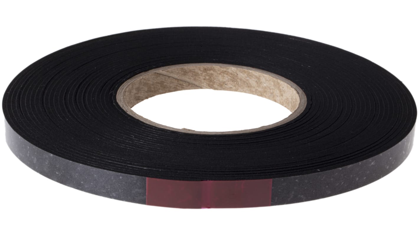 RS PRO Black Foam Tape, 12.0mm x 10.0m, 2.0mm Thick