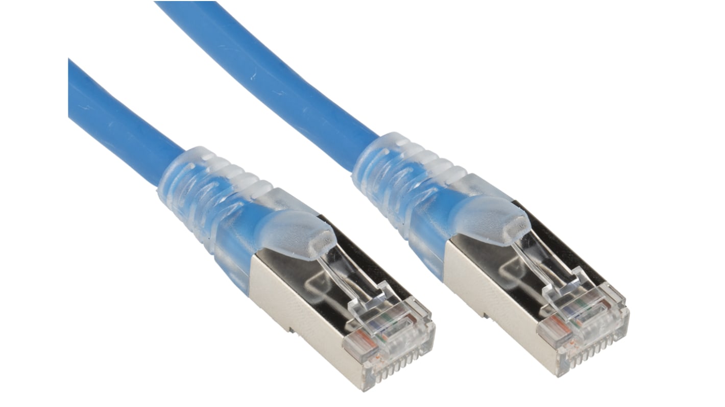 Kabel Ethernet Cat6 długość 2m Z zakończeniem RS PRO LSZH średnica 6mm