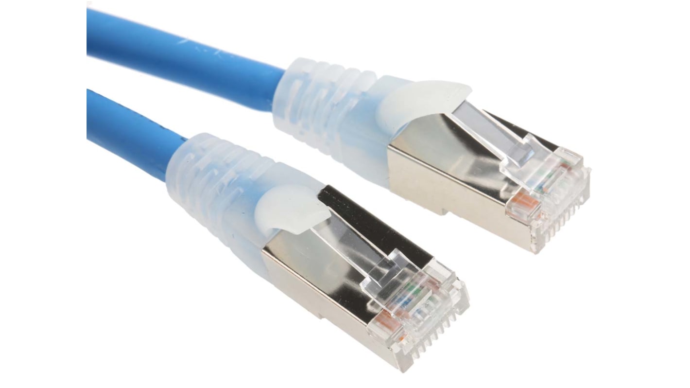Kabel Ethernet Cat6 długość 10m Z zakończeniem RS PRO LSZH średnica 6mm