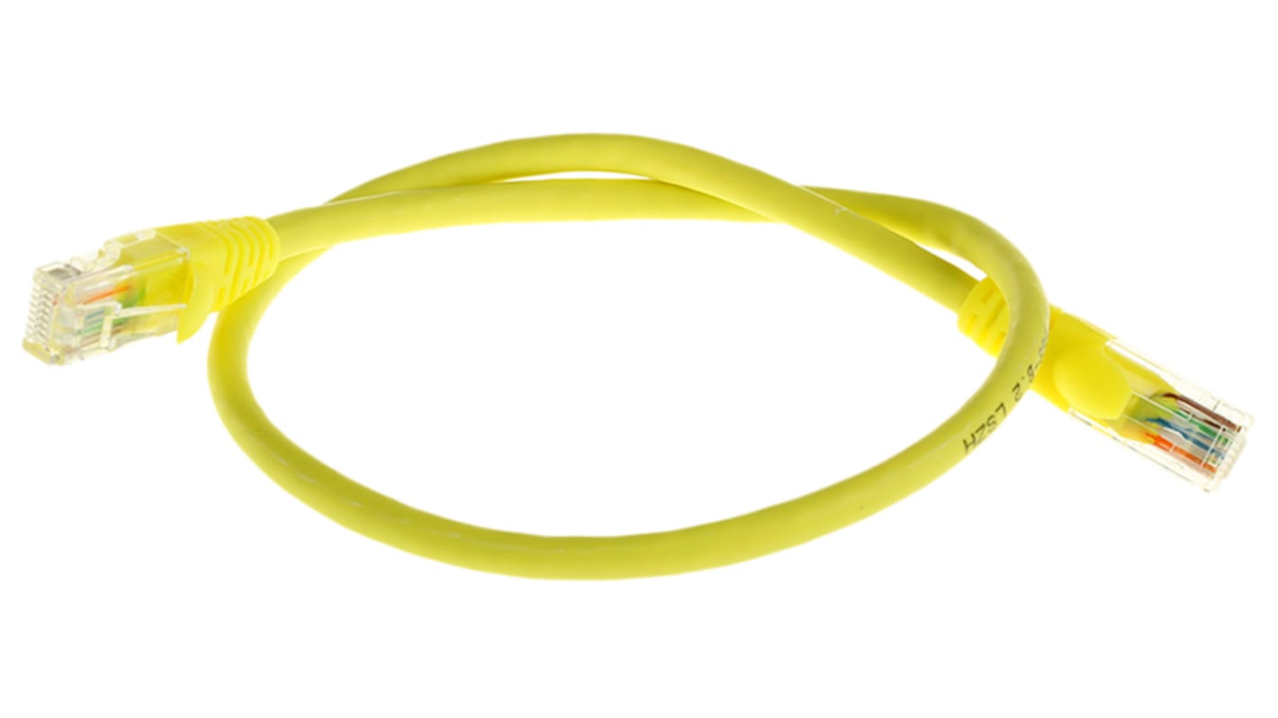 Kabel Ethernet Cat5e długość 0.5m Z zakończeniem RS PRO LSZH średnica 5.5mm