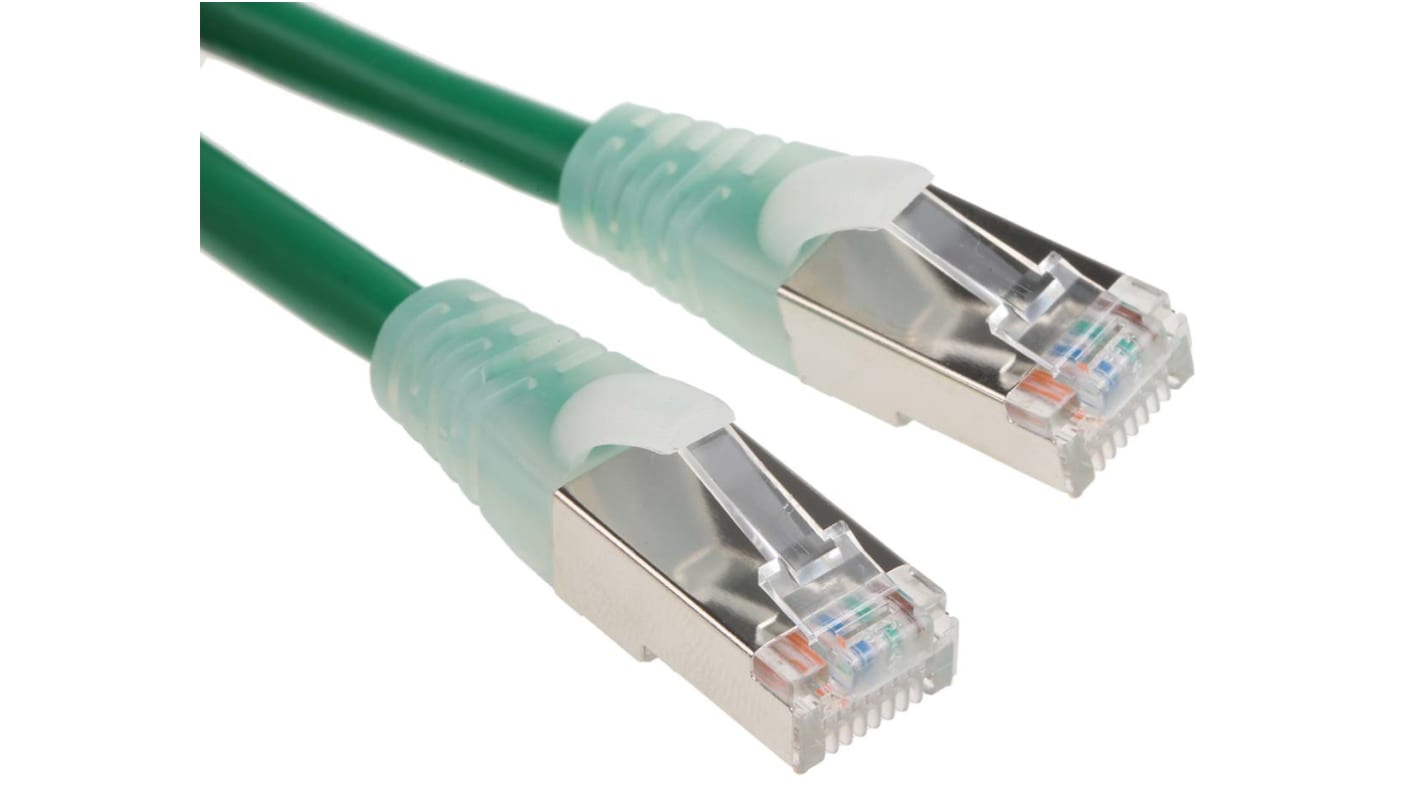Kabel Ethernet Cat5e długość 0.5m Z zakończeniem RS PRO PVC średnica 5.5mm