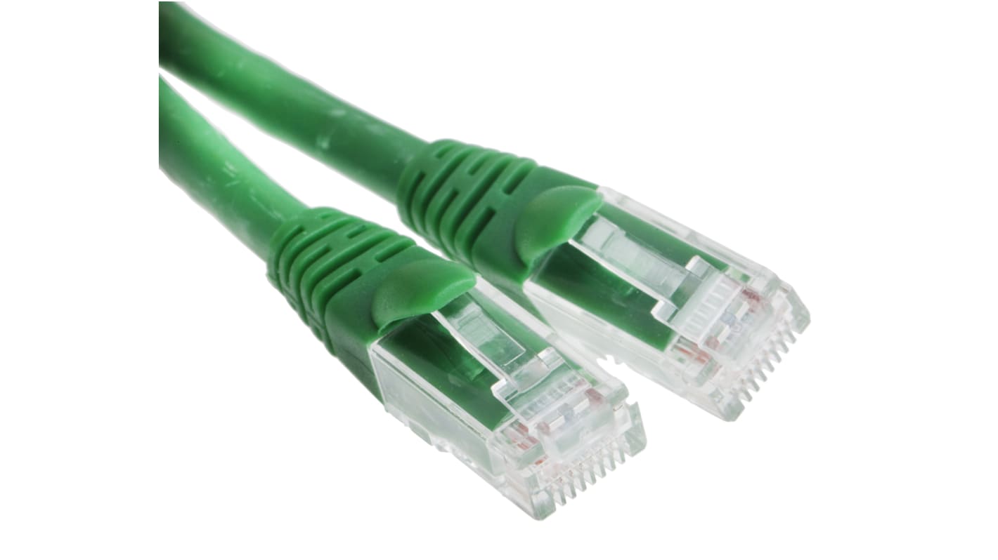 RS PRO Ethernet-kabel Cat6, Grøn LSZH kappe, 30v, 0.5m