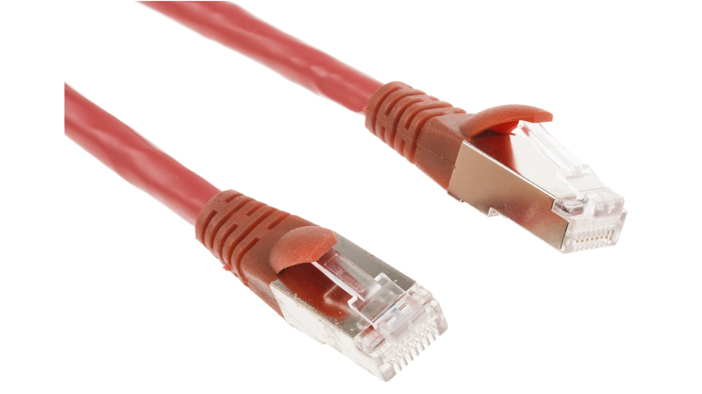 Kabel Ethernet Cat6 długość 10m Z zakończeniem RS PRO LSZH średnica 6mm