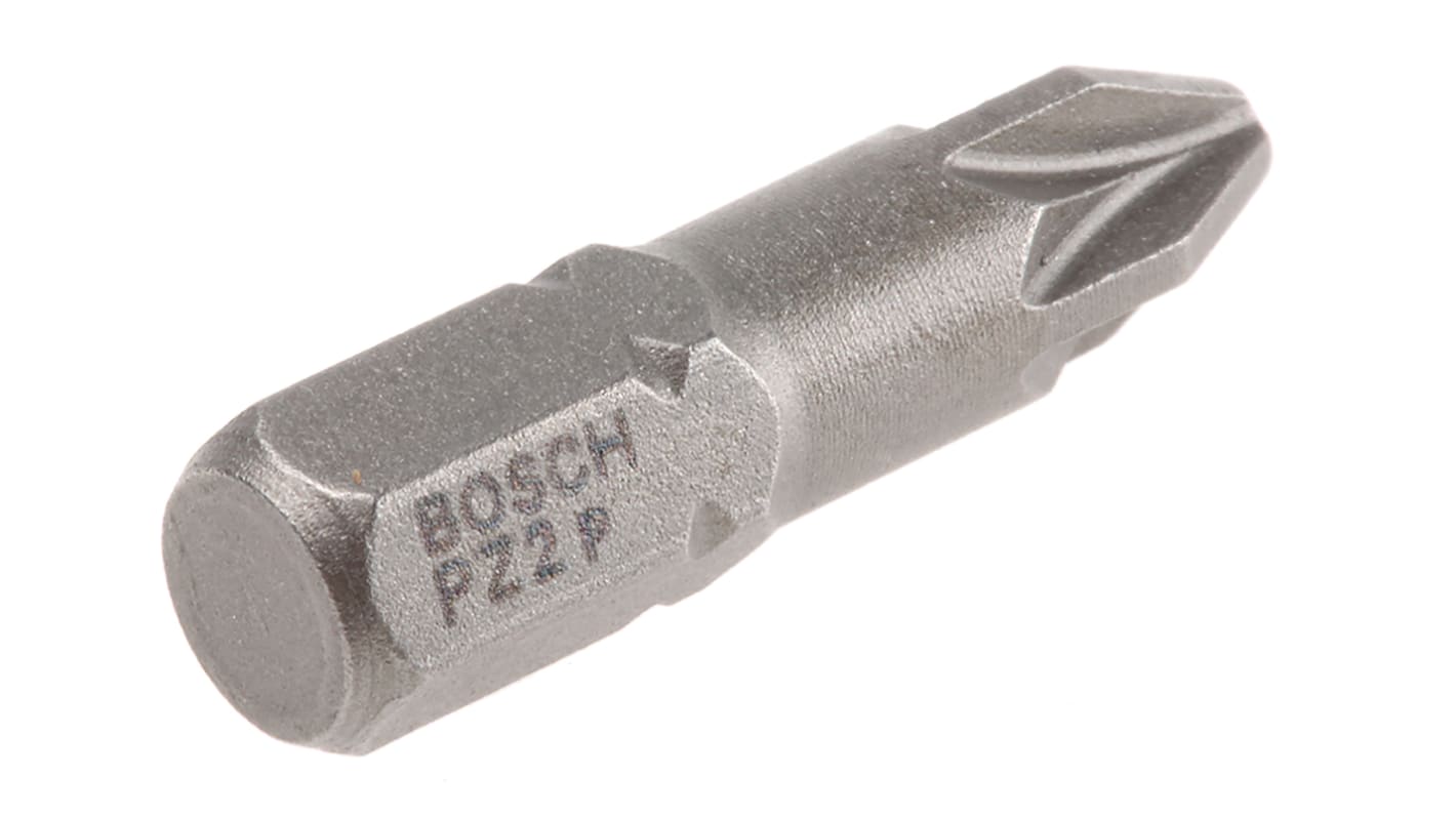 Bosch Pozidriv Screwdriver Bit, PZ2 Tip