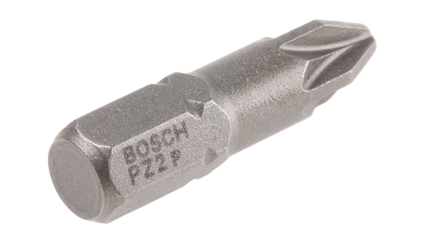 Inserto per cacciaviti Pozidriv Bosch, 3 pezzi, PZ2