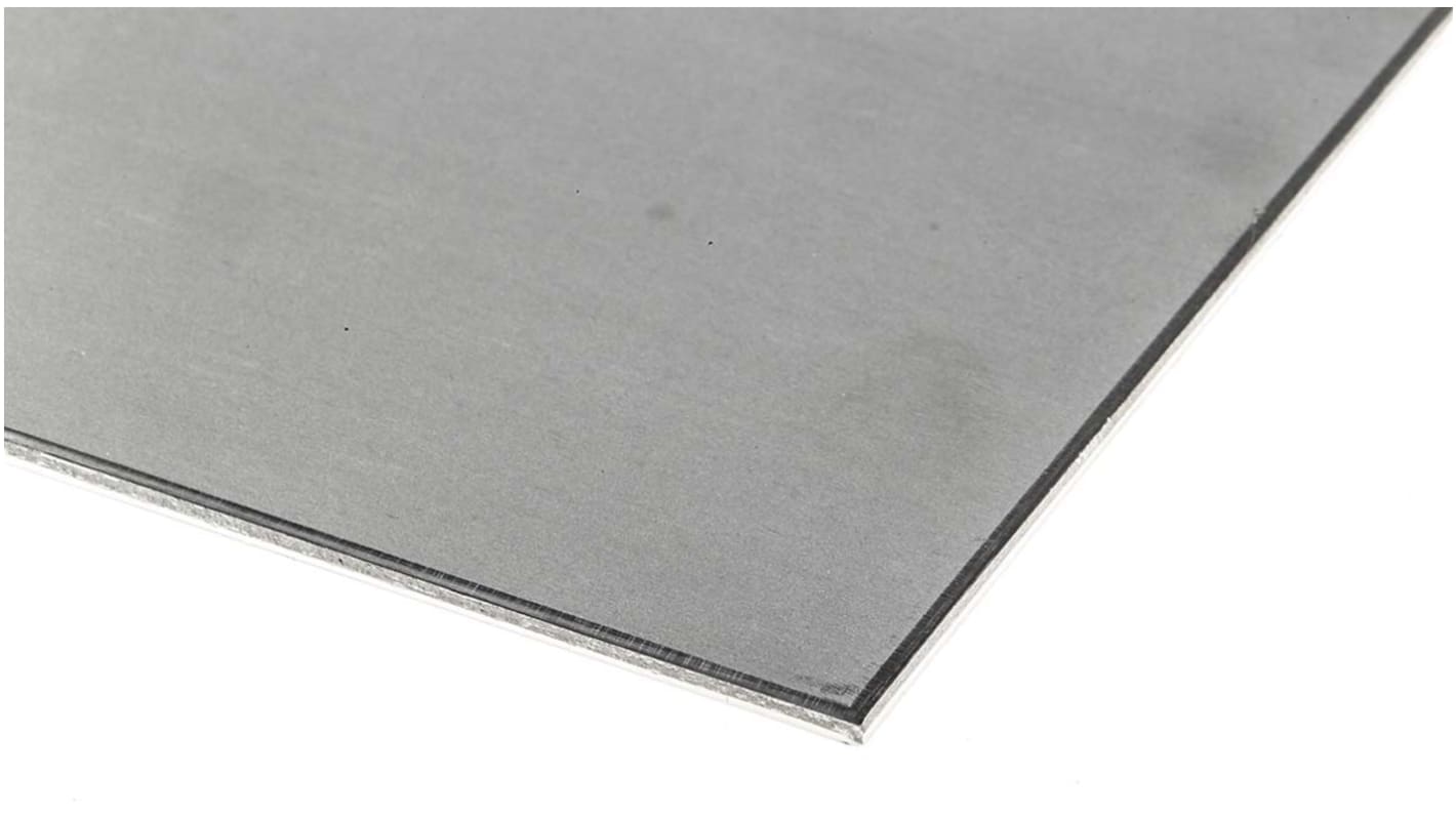 RS PRO Edelstahlblech , 500mm x 300mm x 3mm, 316, Silber