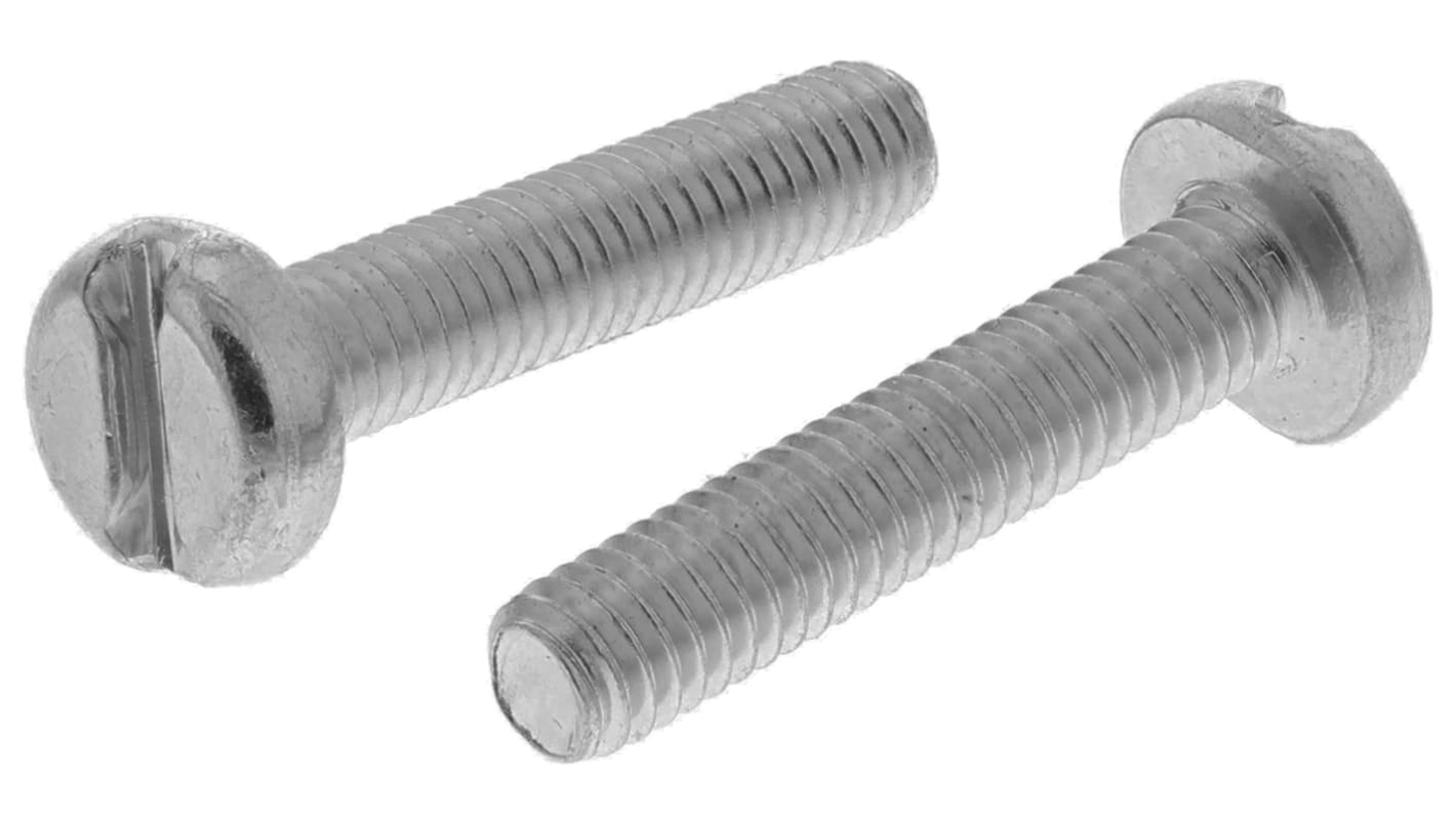 Śruby maszynowe M4 łeb z łbem walcowym soczewkowym Stalowe długość 20.0mm skok 0.70mm