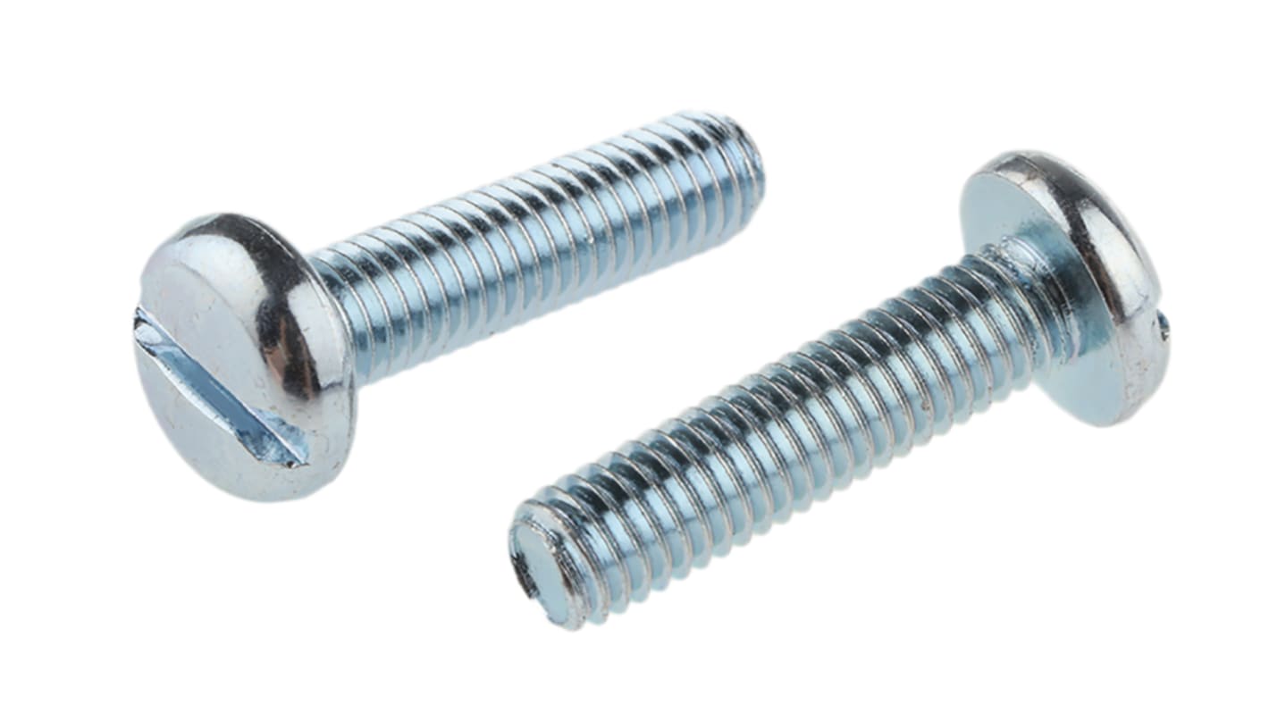 Śruby maszynowe M5 łeb z łbem walcowym soczewkowym Stalowe długość 20.0mm skok 0.80mm