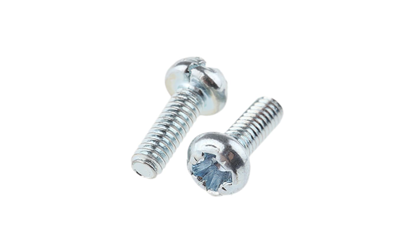 Śruby maszynowe M2 łeb z łbem walcowym soczewkowym Stalowe długość 6.0mm skok 0.40mm