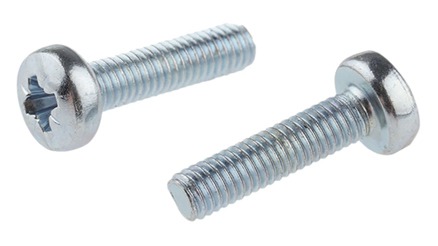 Śruby maszynowe M3 łeb z łbem walcowym soczewkowym Stalowe długość 12.0mm skok 0.50mm