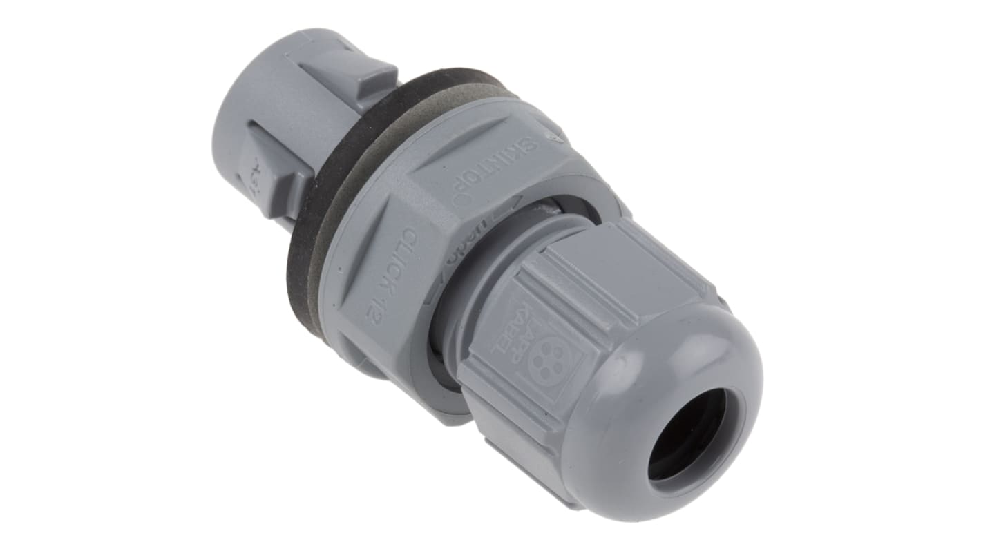 Lapp SKINTOP Kabelverschraubung, M12 Polyamid Grau 4.5mm/ 7mm, IP68