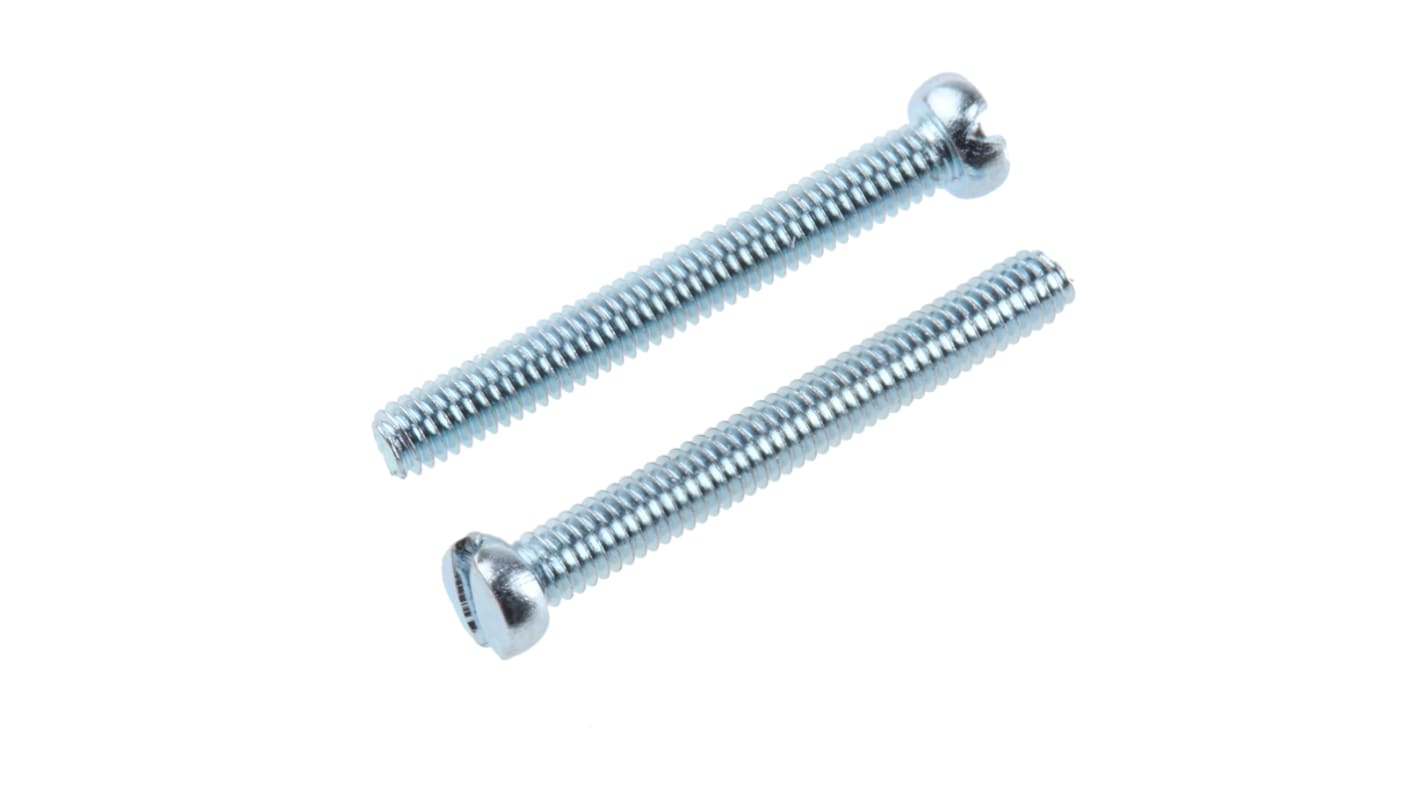 Śruba maszynowa M2.5 łeb z łbem walcowym soczewkowym Stalowe długość 20.0mm skok 0.45mm