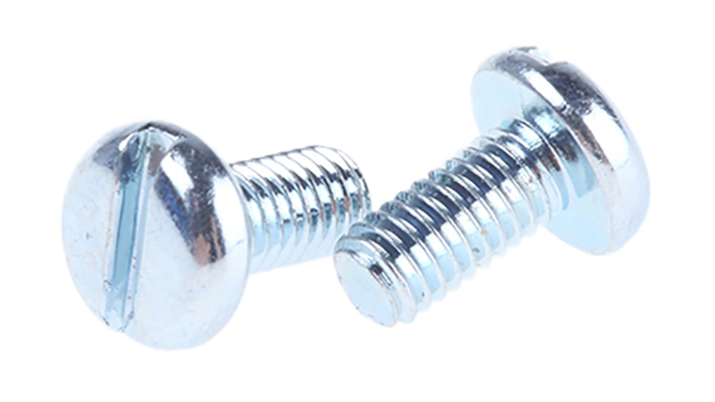 Śruby maszynowe M3 łeb z łbem walcowym soczewkowym Stalowe długość 6.0mm skok 0.50mm