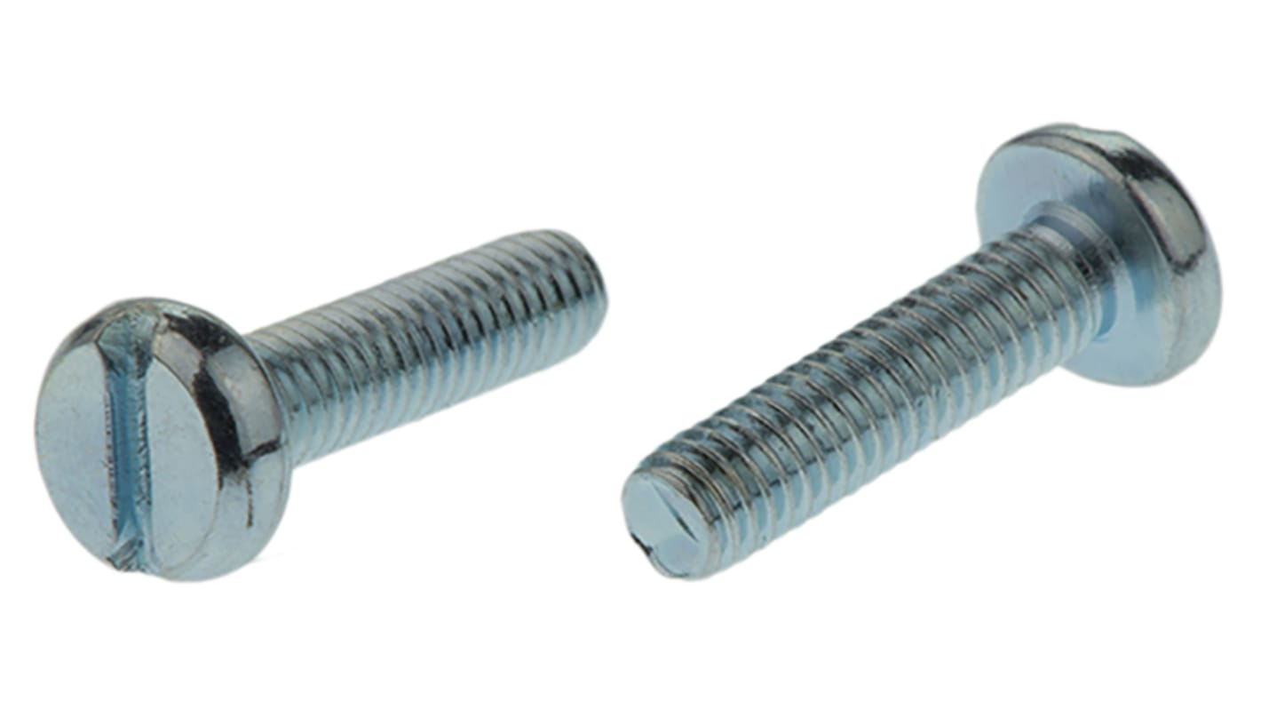Śruby maszynowe M3 łeb z łbem walcowym soczewkowym Stalowe długość 12.0mm skok 0.50mm
