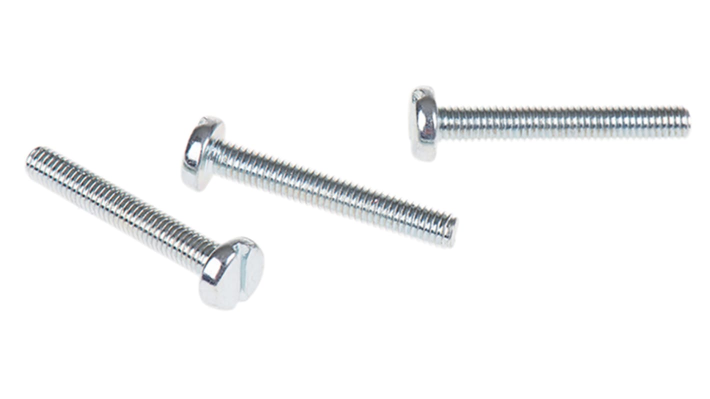 Śruby maszynowe M3 łeb z łbem walcowym soczewkowym Stalowe długość 20.0mm skok 0.50mm