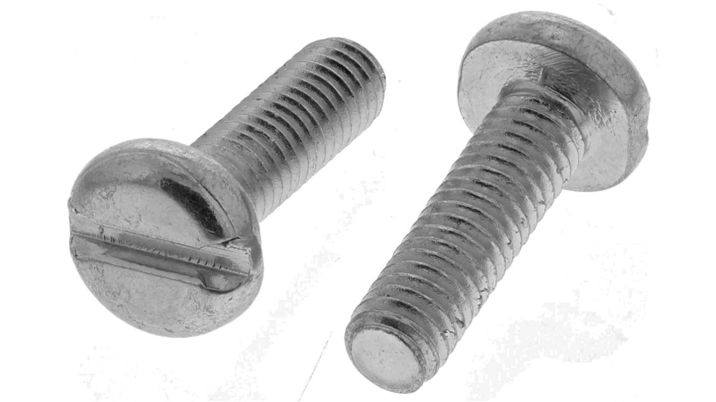 Śruby maszynowe M3.5 łeb z łbem walcowym soczewkowym Stalowe długość 12.0mm skok 0.60mm
