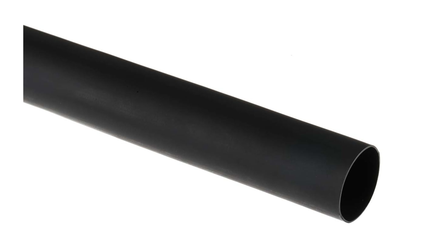 Guaina termorestringente RS PRO Ø 12.7mm, col. Nero, restringimento 3:1, L. 1.2m, adesiva