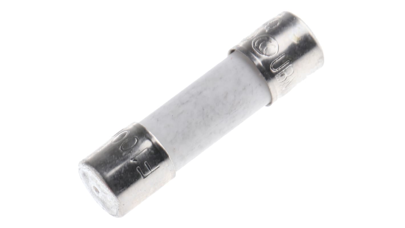 RS PRO 100mA F Ceramic Cartridge Fuse, 5 x 20mm