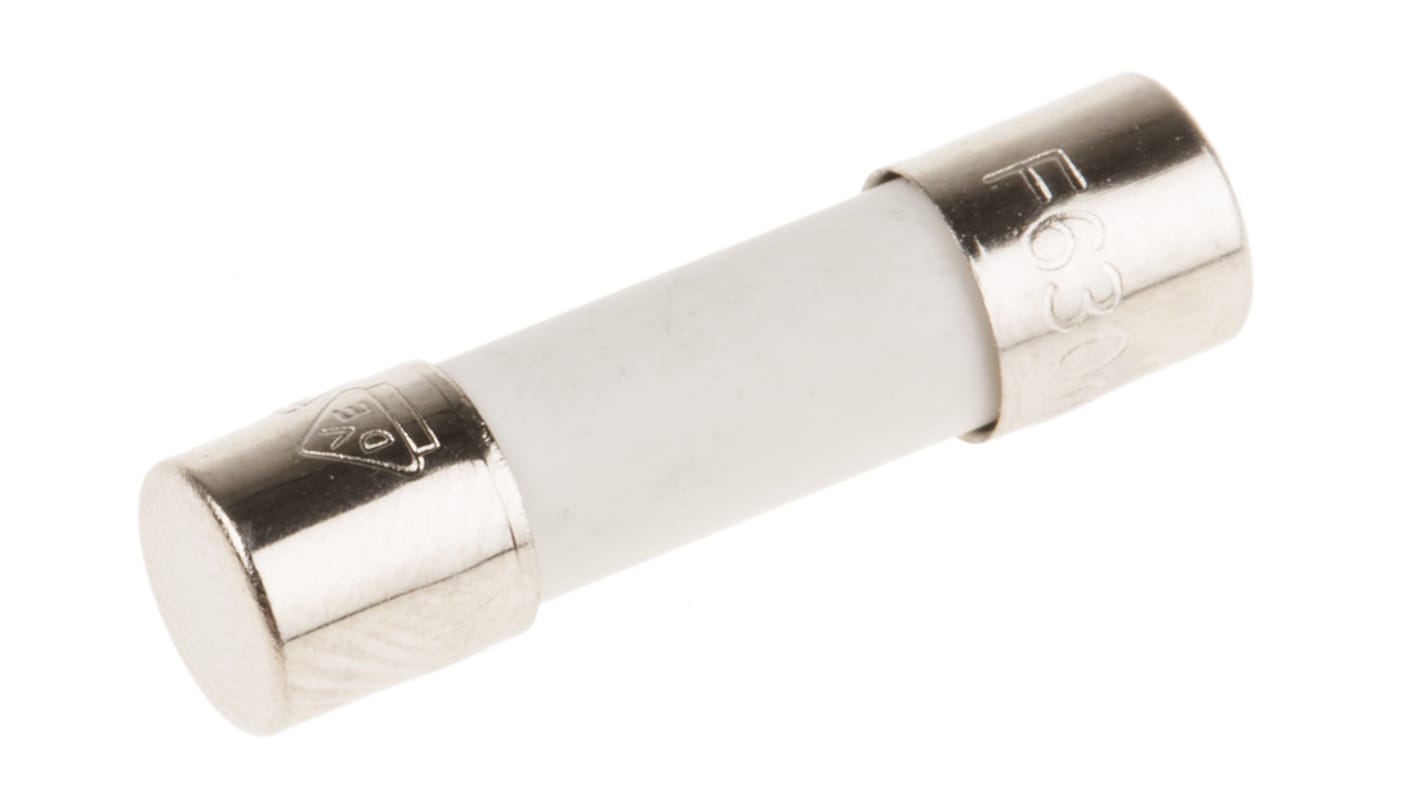 RS PRO 630mA F Ceramic Cartridge Fuse, 5 x 20mm