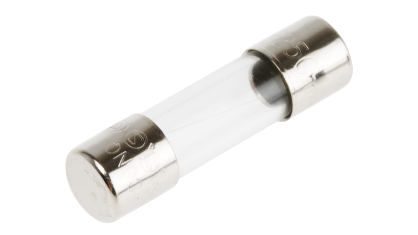 RS PRO 250mA F Glass Cartridge Fuse, 5 x 20mm